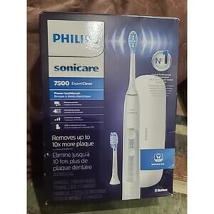 Philips Sonicare Expertclean 7500 Rechargeable Power Toothbrush -Sealed- White